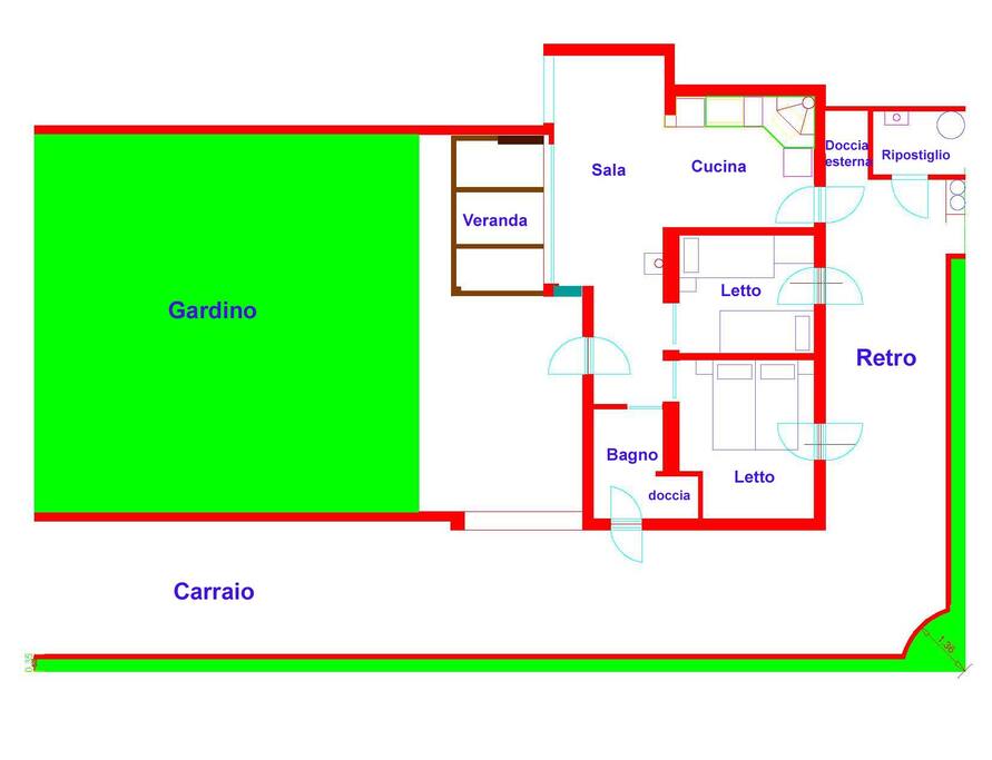 Pianta Villa Mariolina