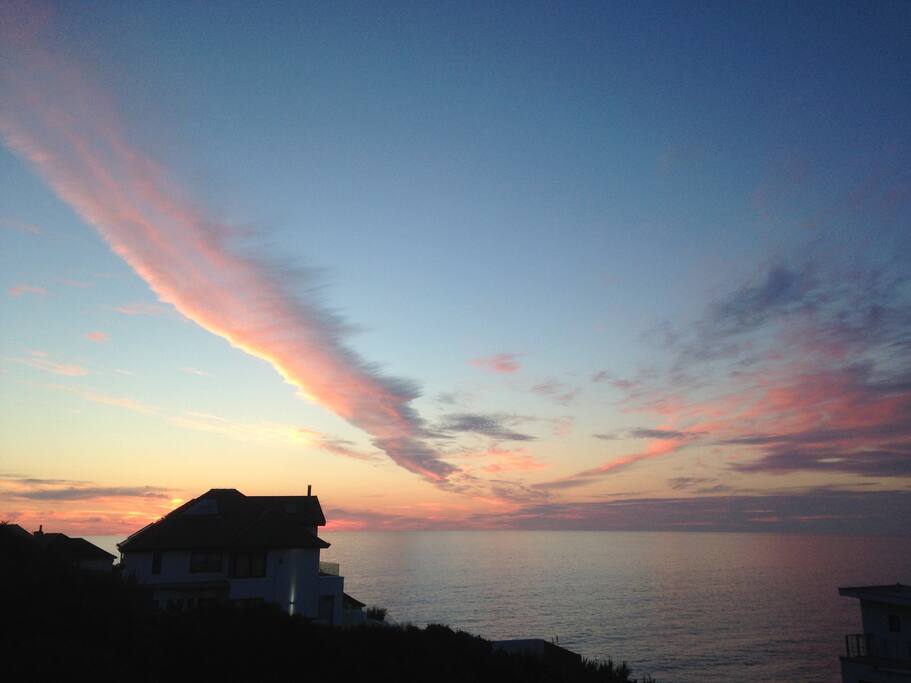 Sun set from the balcony