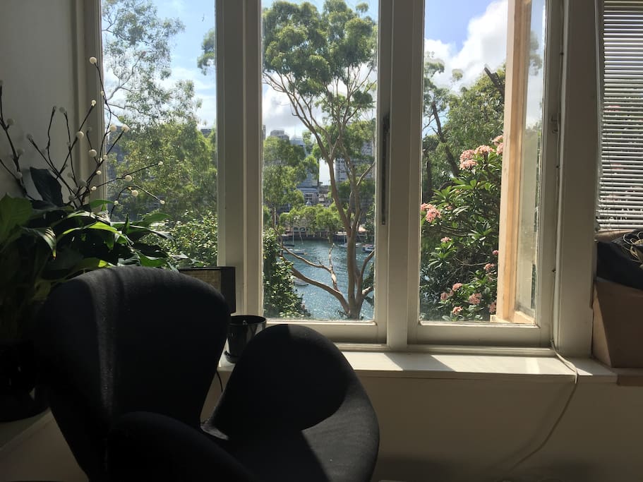 Lavender Bay from small dining room space
