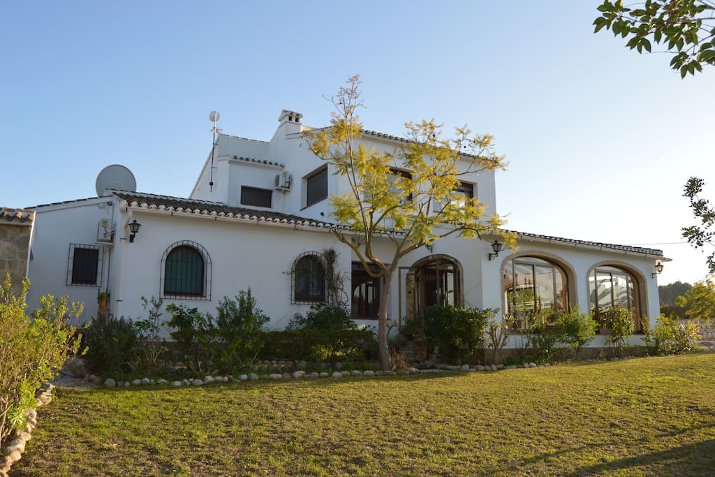 Front of Villa