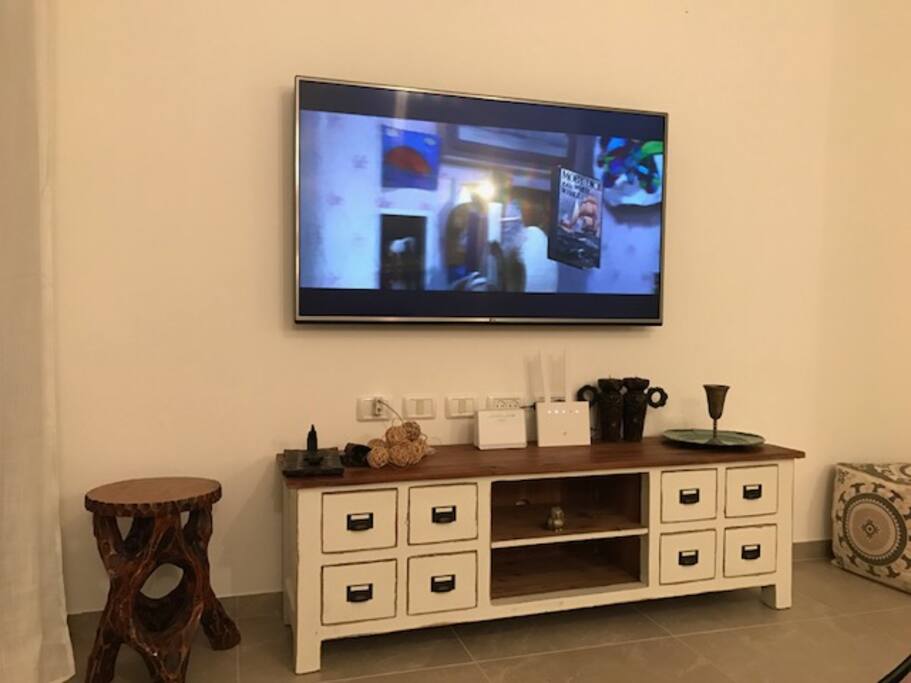 Big TV screen