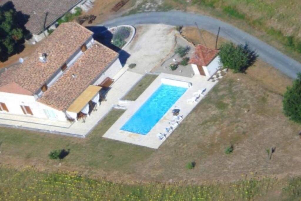 Vue aérienne....