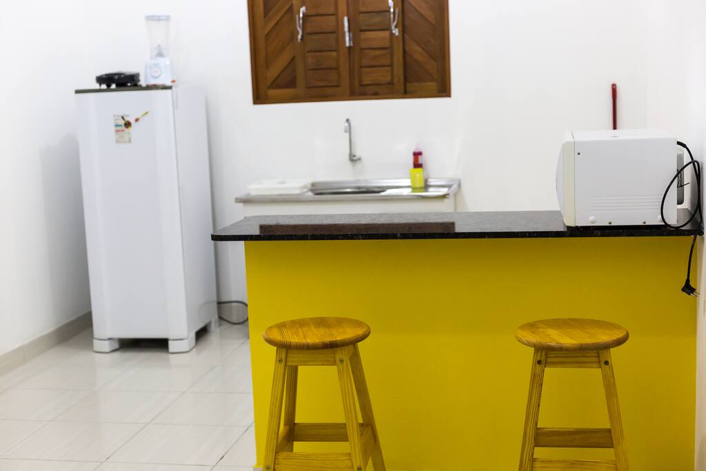 Cozinha americana.