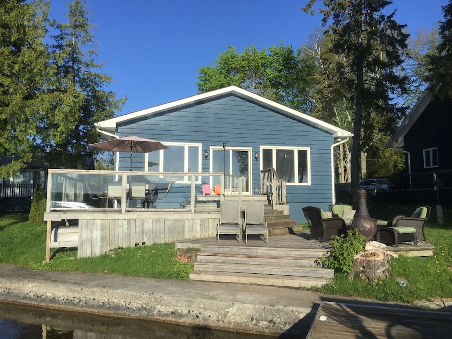 Lakefront of cottage
