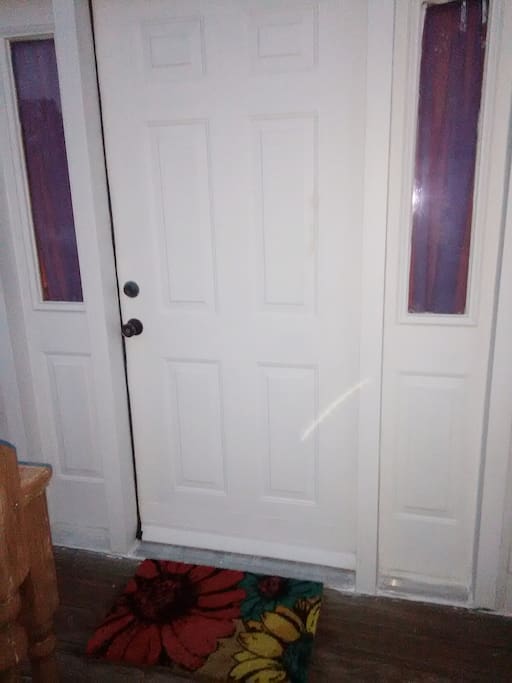 Door to your apartment.