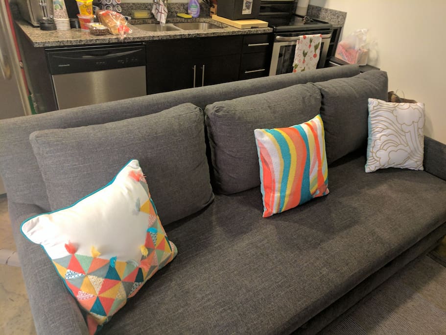 Brand new Crate & Barrel sleeper sofa.