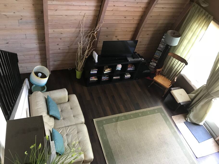 view from the loft