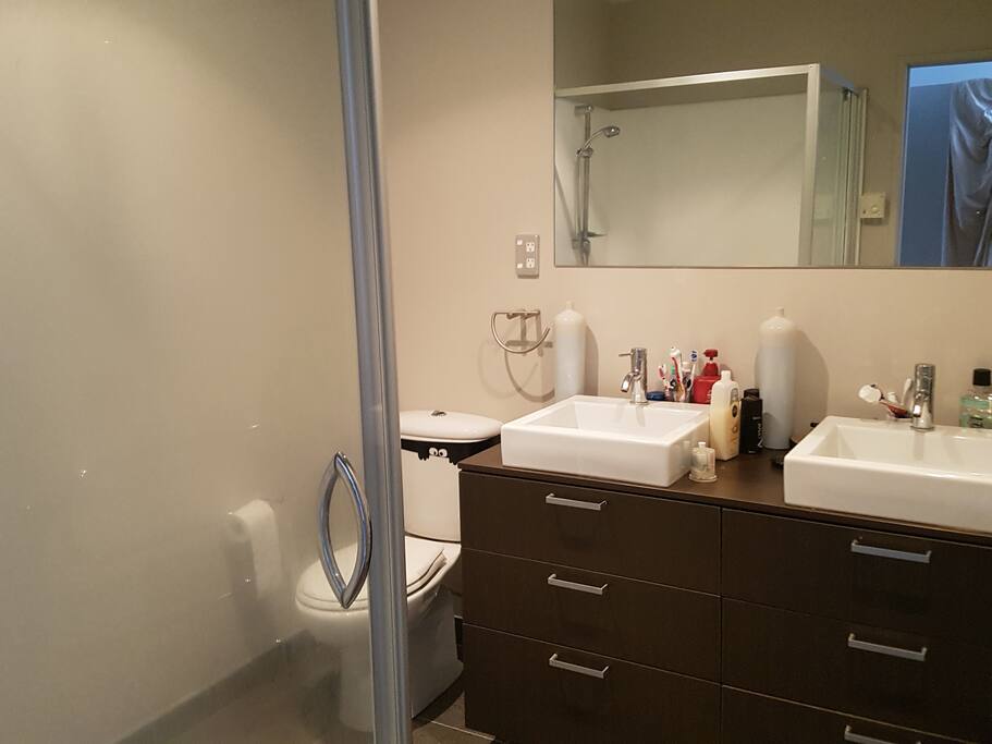 Double private bathroom