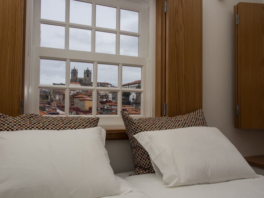 View over bed