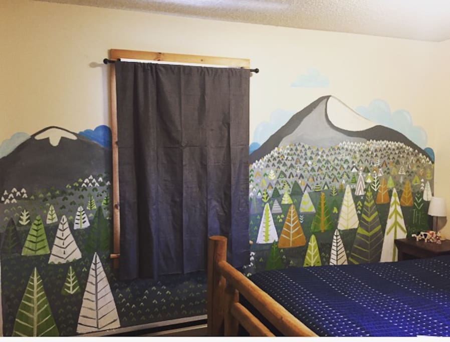 Guest bed one: Quandary room, one queen bed with amazing view of Quandary from window!