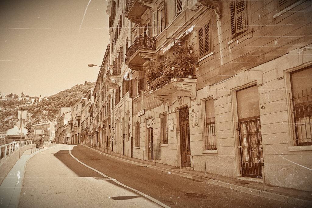 The historical building in which the apartment is situated