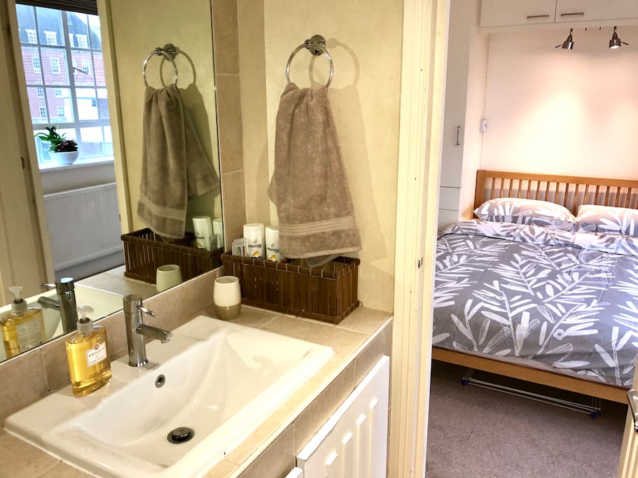 Your bedroom with private bathroom