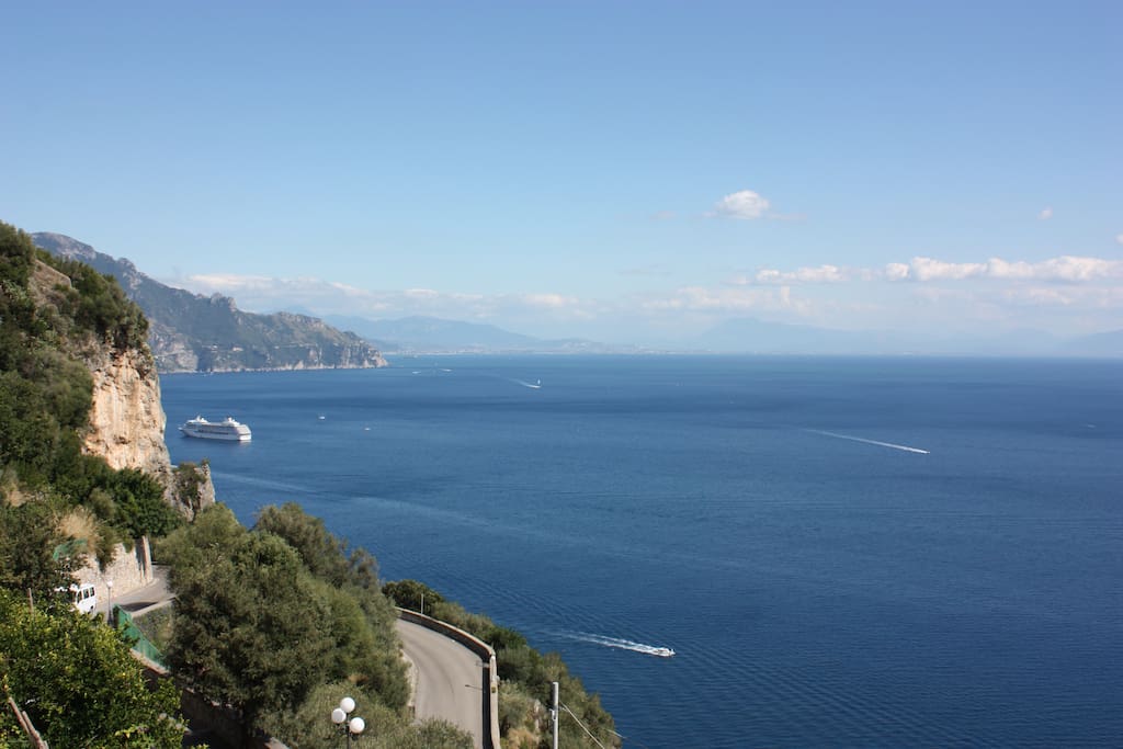 Vista dal balcone (view from the balcony)