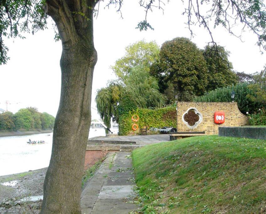 The river at the end of the garden