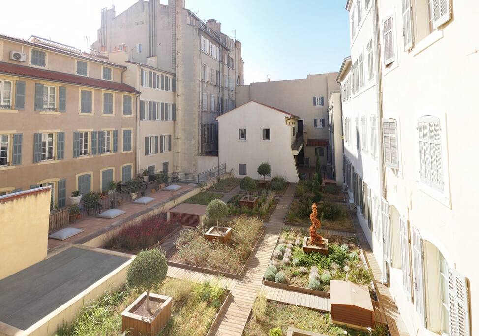 Vue sur jardin