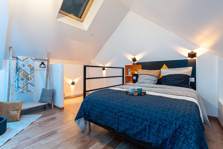 Suite SPAtio-  Une nuit romantique à l'étage du duplex!