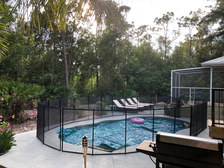 New, beautiful, heated, saltwater pool.