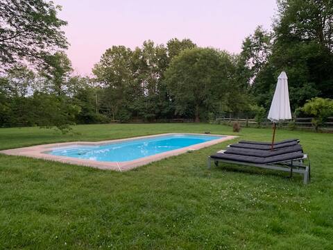Circa 1900 Farmhouse with Salt Water Pool