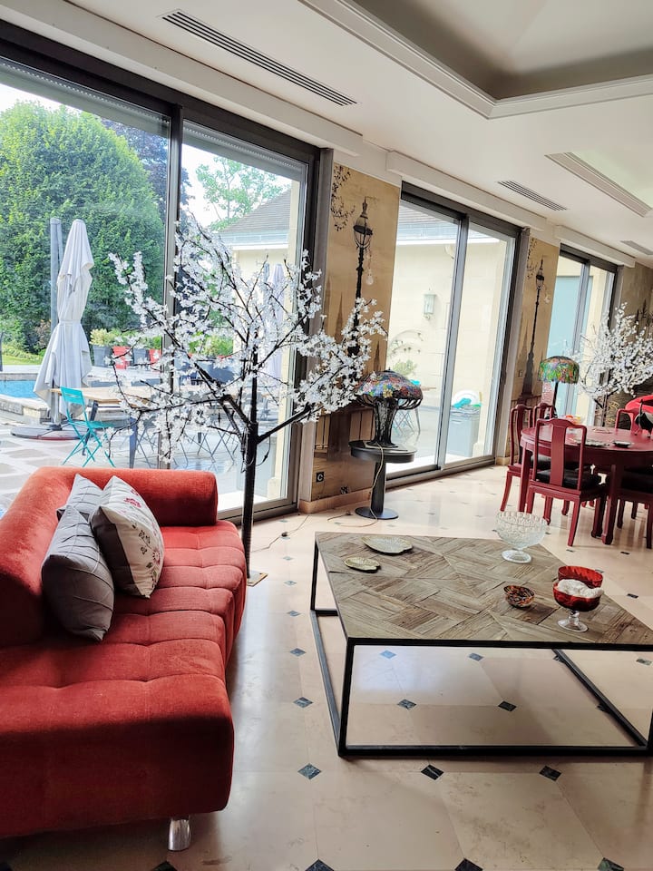 Propriété Lesmilfleurs, Chambre " Saigon" - Angerville
