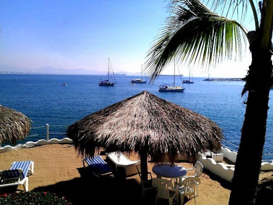 Private beach, a nice place to rest.