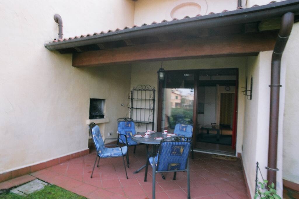Terrasse beim Garten