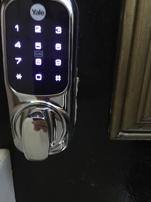 Touch pad coded entry