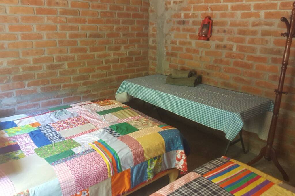 Recámara con 2 camas