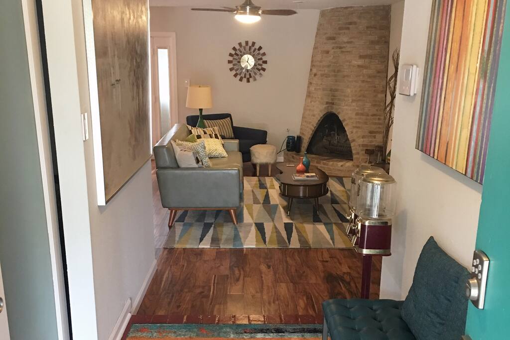 Fully-remodeled, mid-century modern design