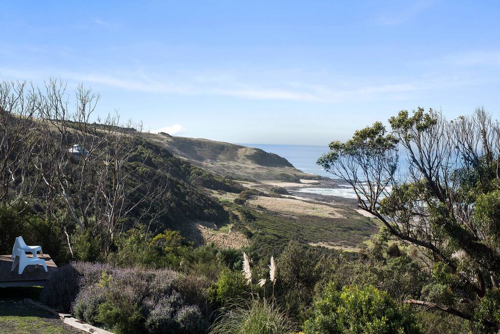 views from house to ocean