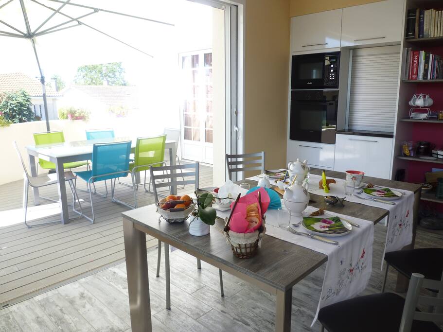 Espace petit déjeuner