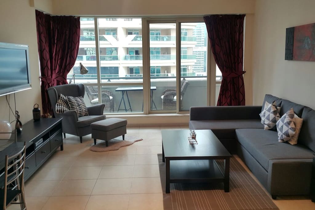 Living Room with Balcony
