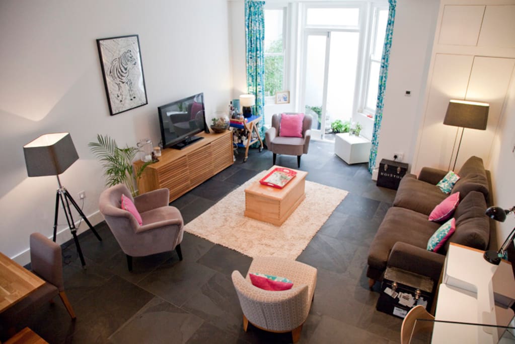 large open plan living space