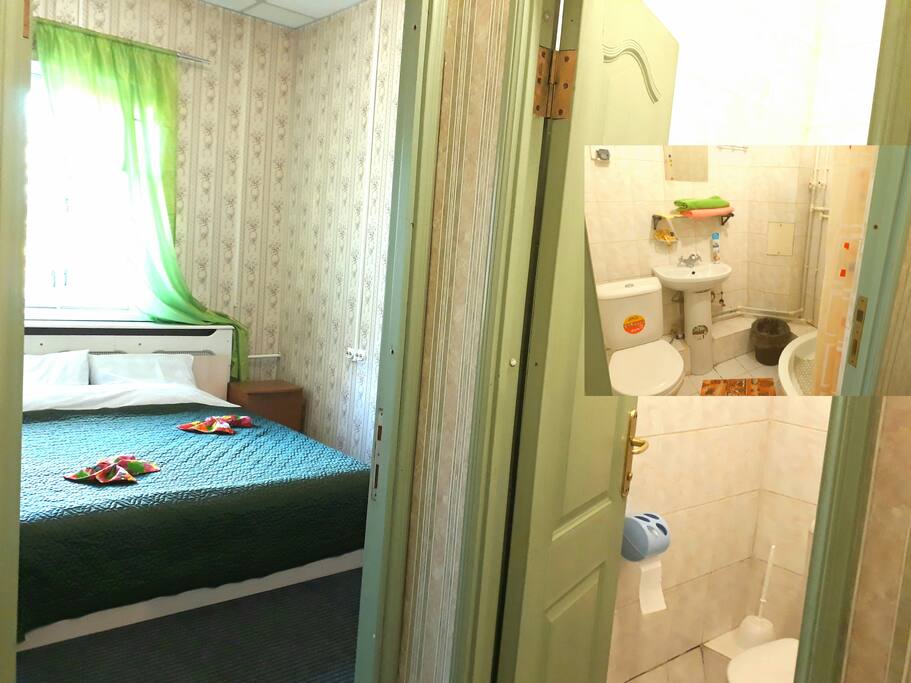 Двухместный номер с большой кроватью.