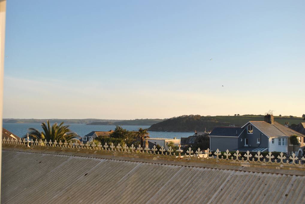 Sunset view over Falmouth Bay.