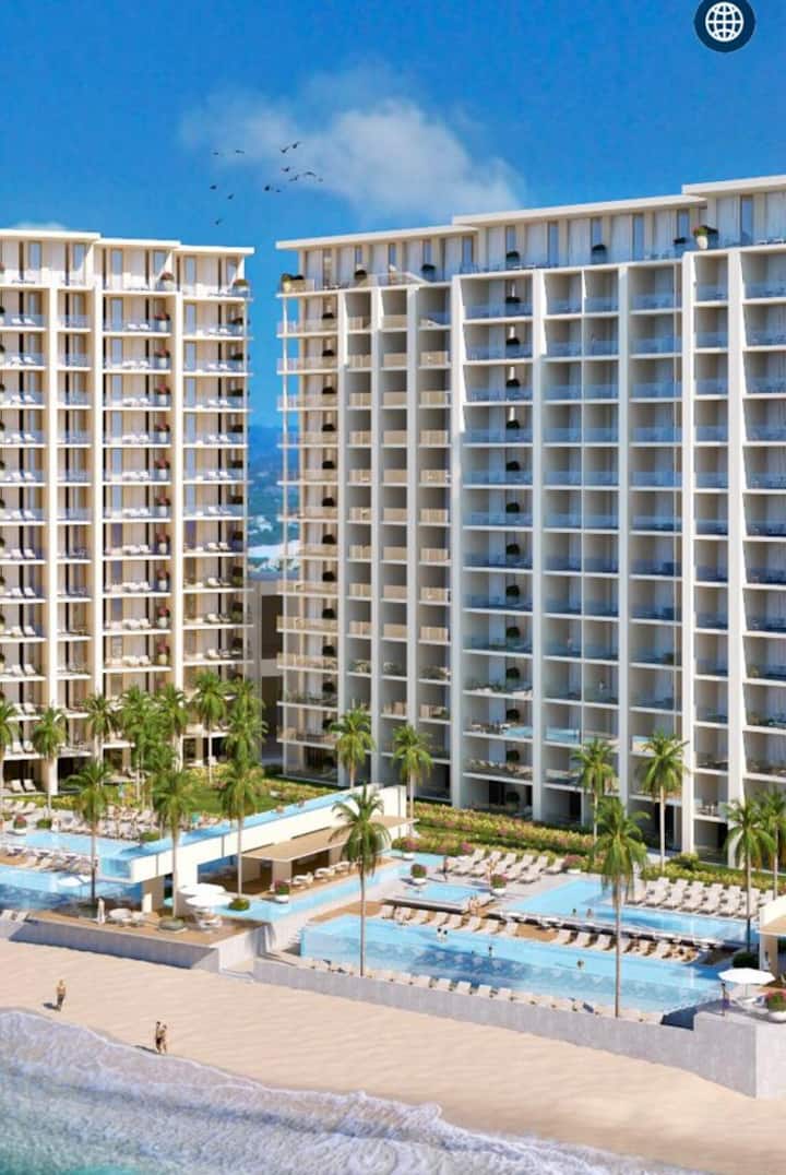 Beach Condo OceanfrontPanoramic View 180 Degrees Serviced apartments