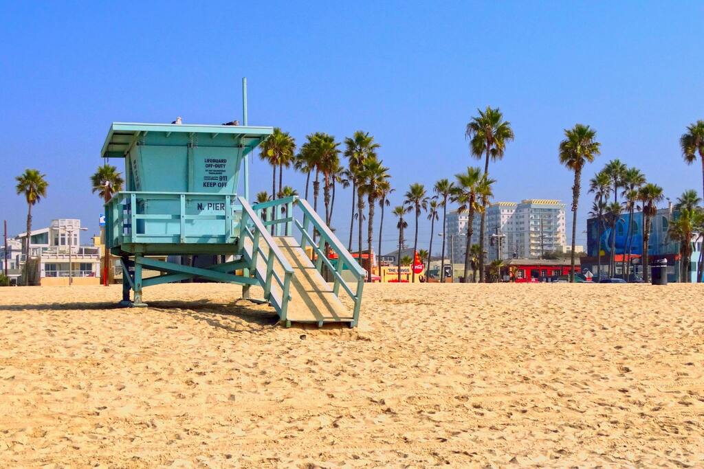 The beach, 30 seconds from our front door.