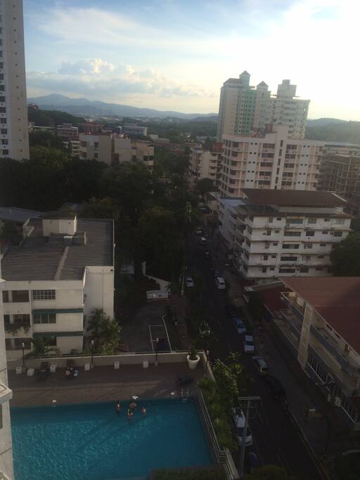 Vista desde balcón y habitación