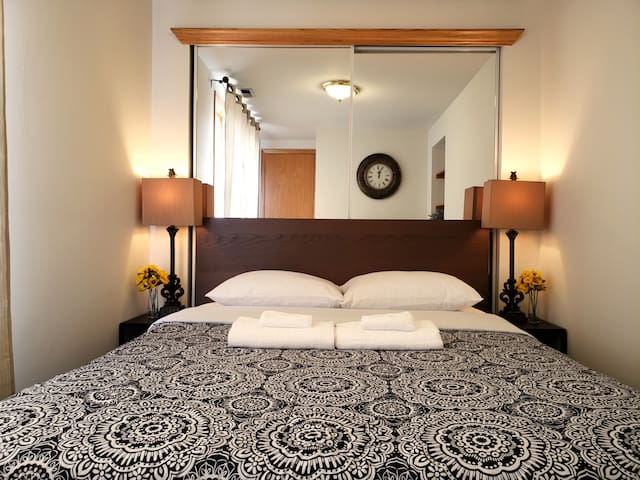 VERY CLEAN APARTMENT WITH BALCONY & PARKING