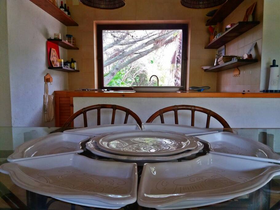 Kitchen and living room