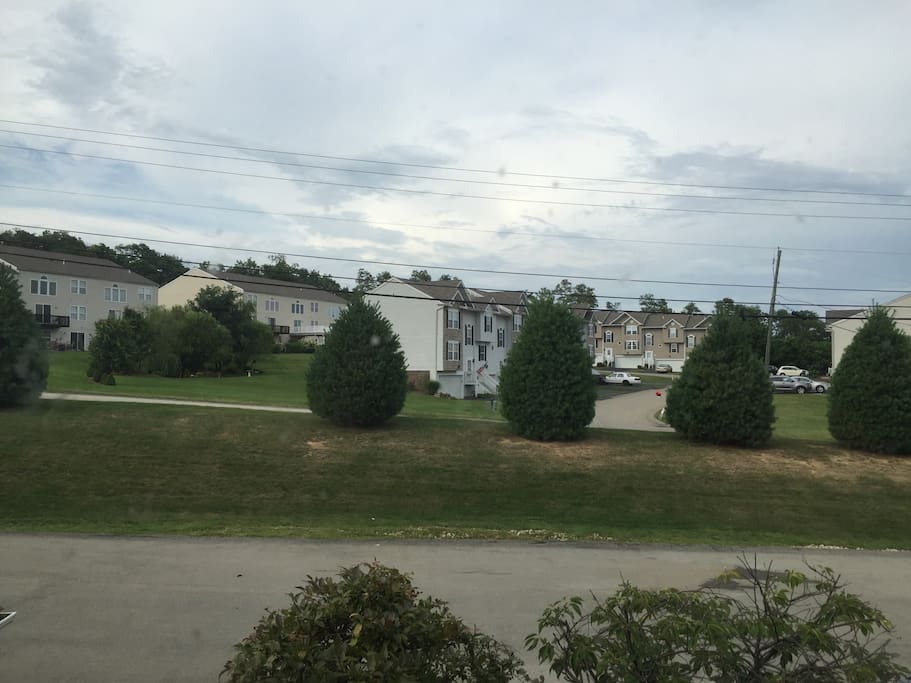View from the front door