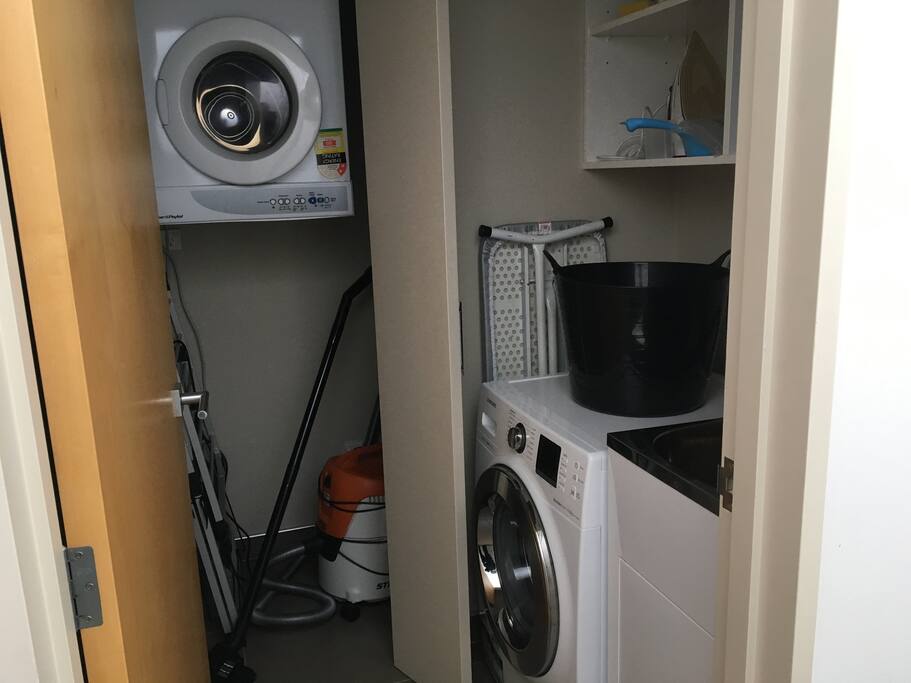 Catch up on your washing. New 10 kg front loader and drier
