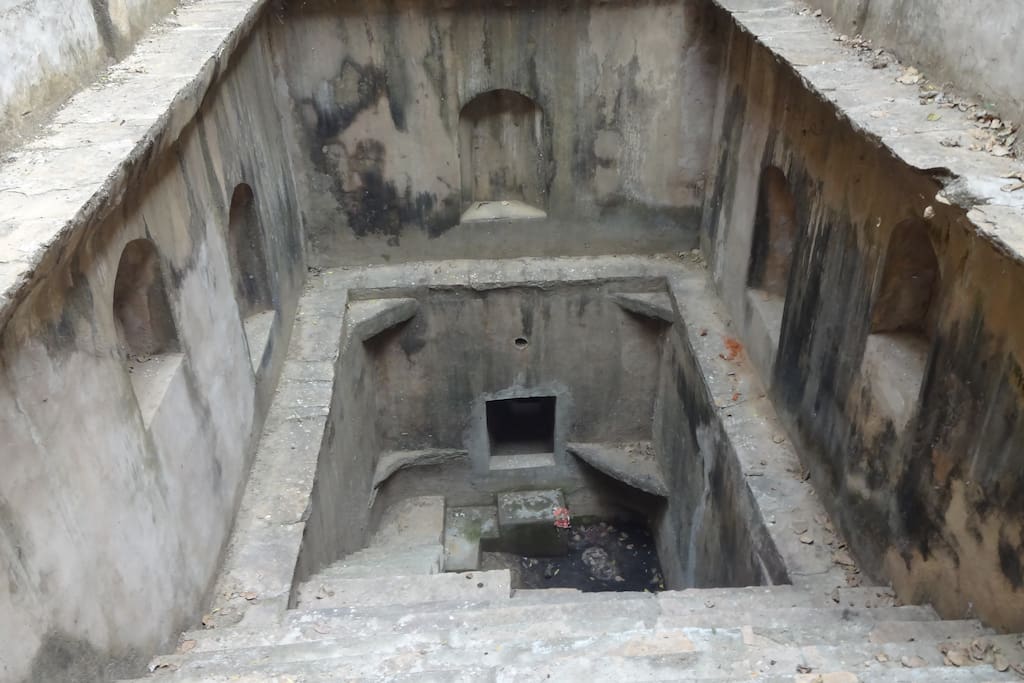 Old step well in the house