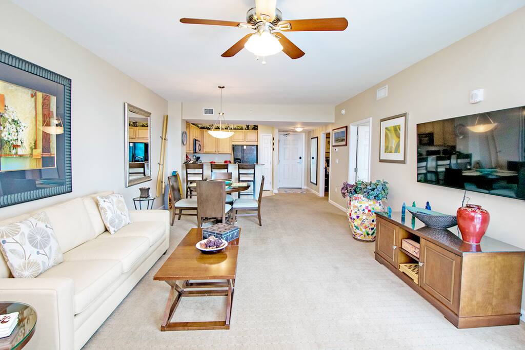 Open concept living space