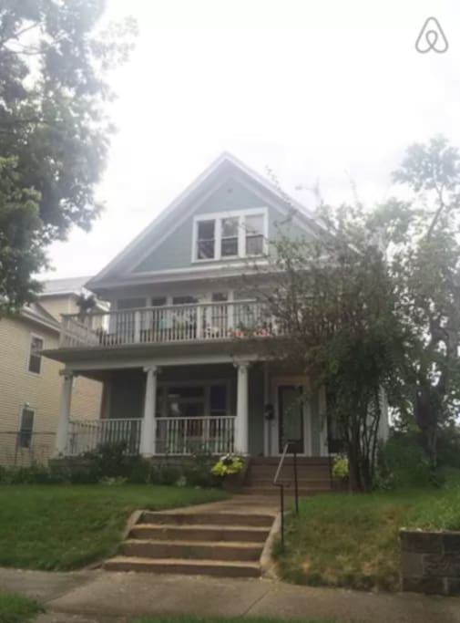 Street view of the house.