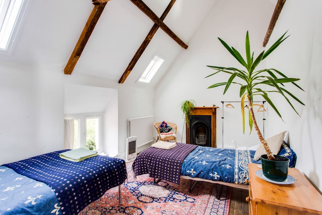 Garden side bedroom.
