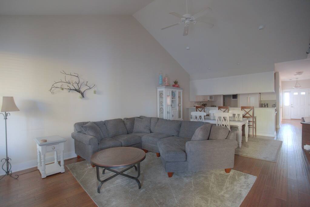 Living and dining area.