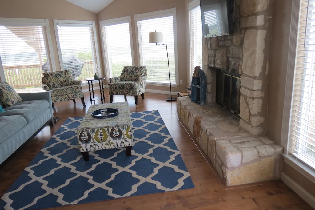 Living room as seen from house entrance
