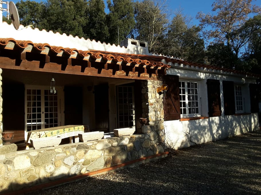 maison individuelle avec jardin arboré