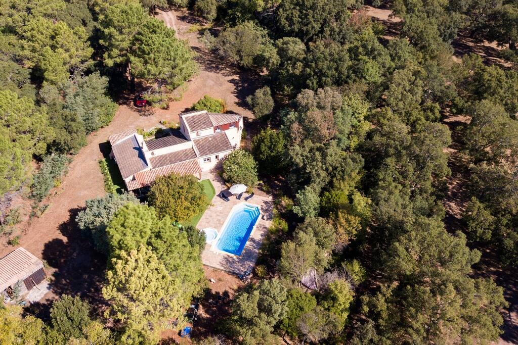 villa vue du ciel