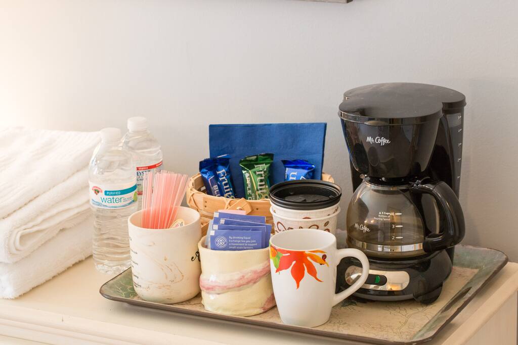Coffee and snacks for the morning